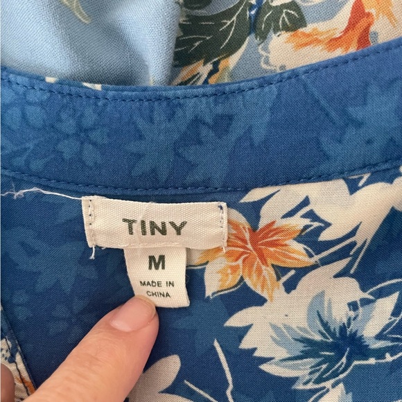 Anthropologie Tiny Gaina Printed Shift Half Button Dress Small - Picture 7 of 9